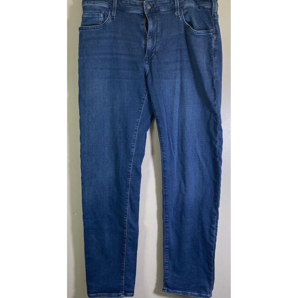 Mavi Jeans Zach Straight Leg Mens 38x34 Casual Stretch Blue Soft Denim Classic